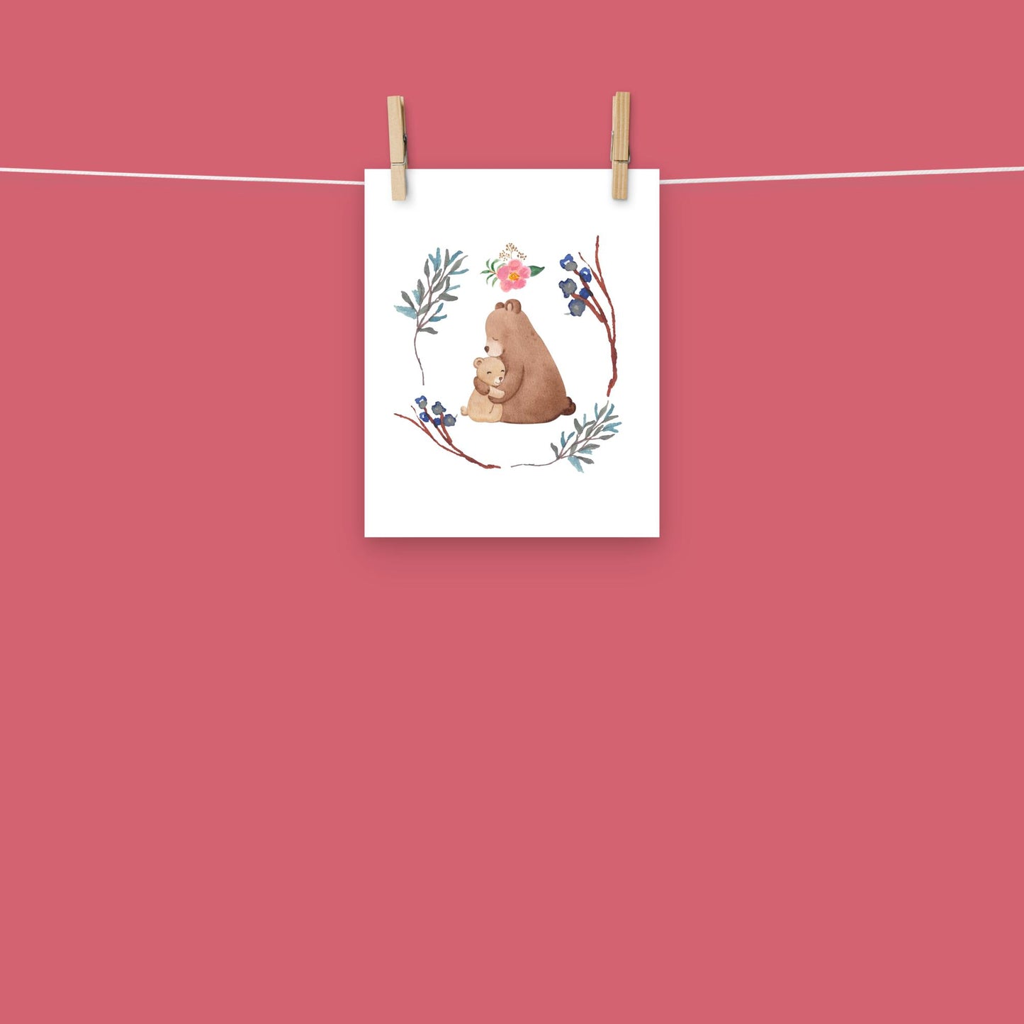 Poster - Liebe - floral