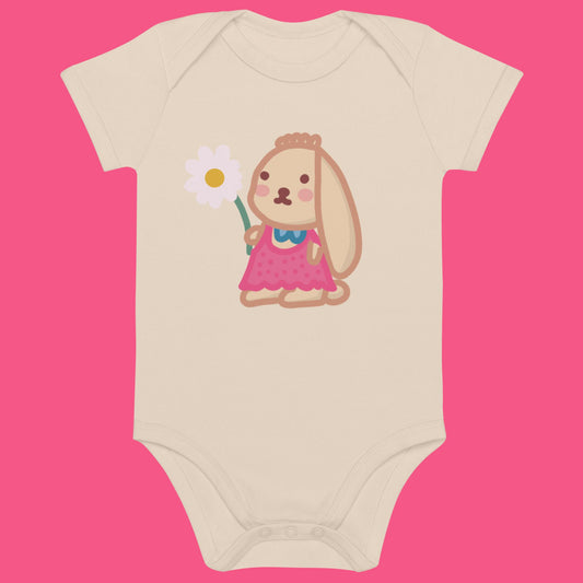 Bio Babystrampler - kleines Häschen