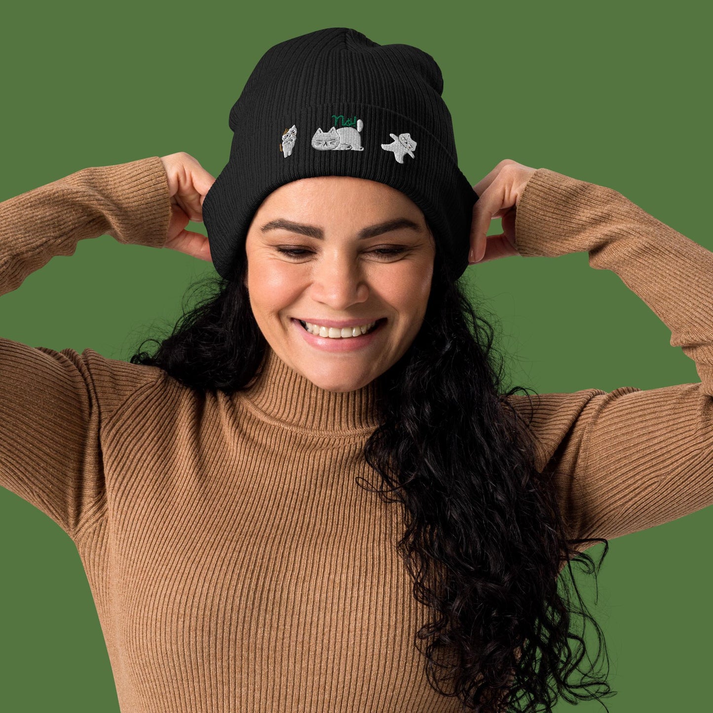 Bio Beanie - genervte Katzen