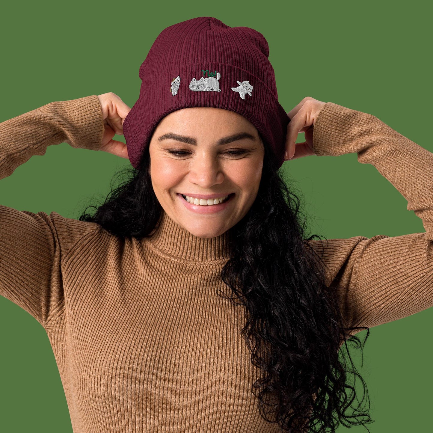 Bio Beanie - genervte Katzen