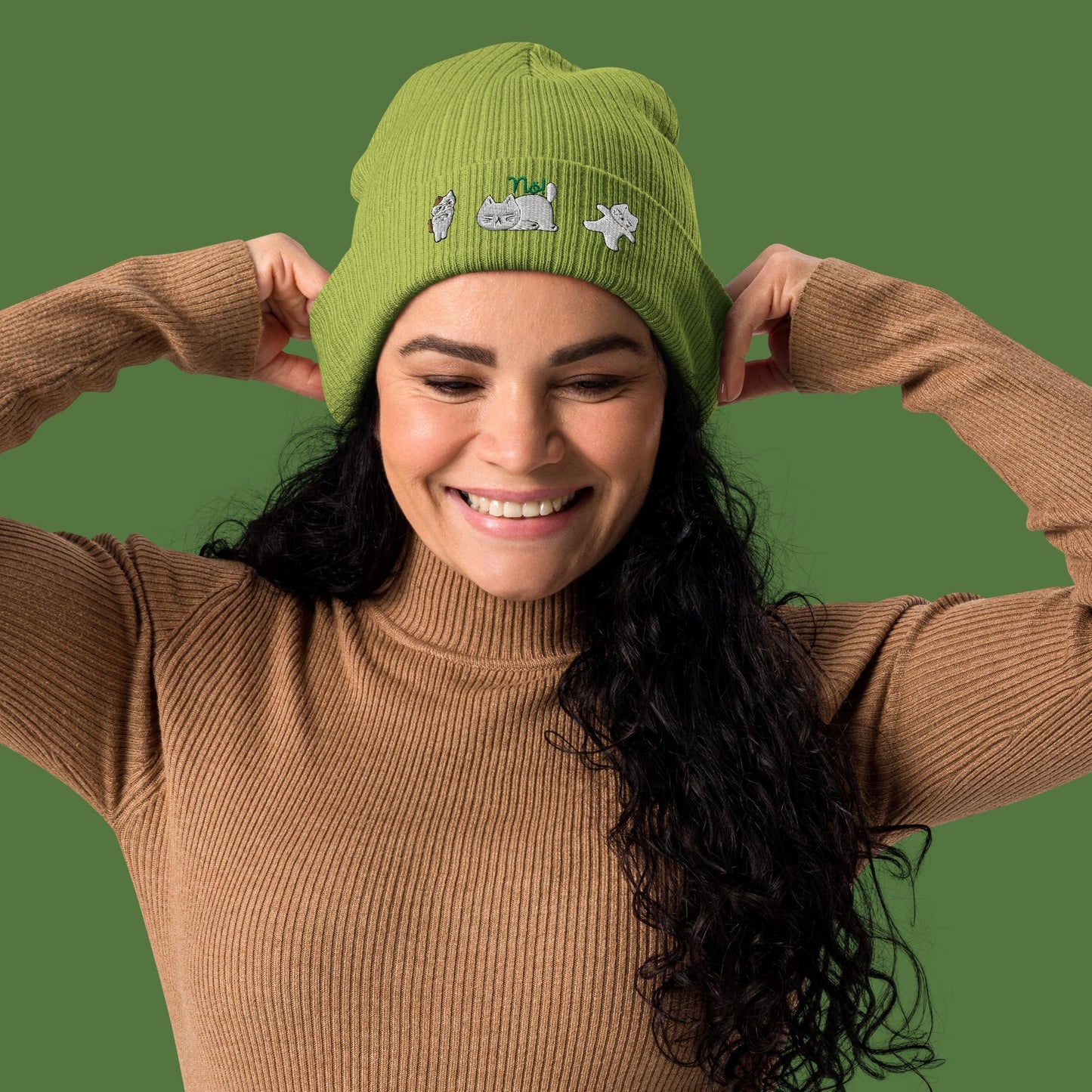 Bio Beanie - genervte Katzen