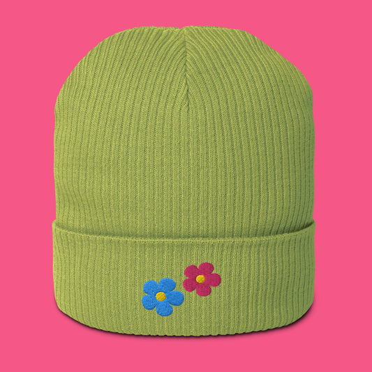 Bio Beanie - Blümchen