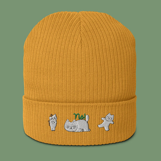 Bio Beanie - genervte Katzen