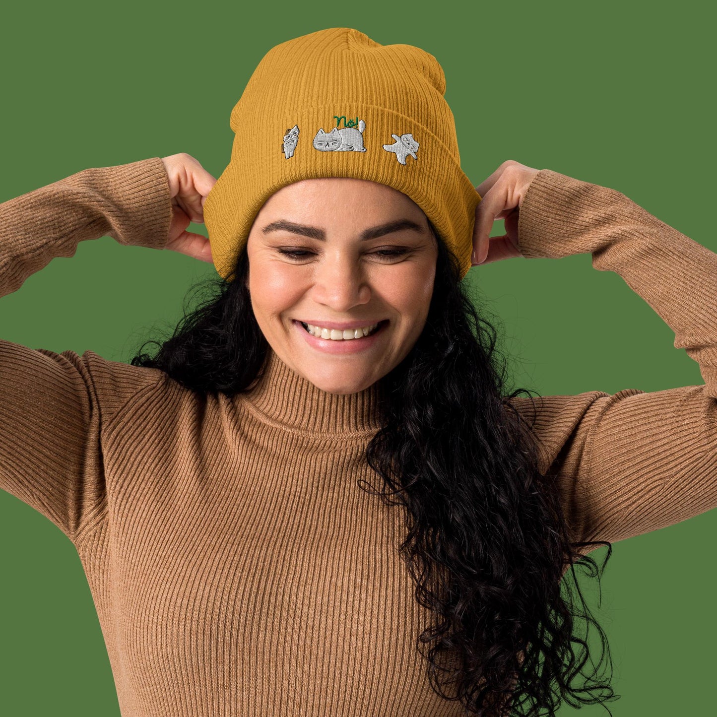Bio Beanie - genervte Katzen