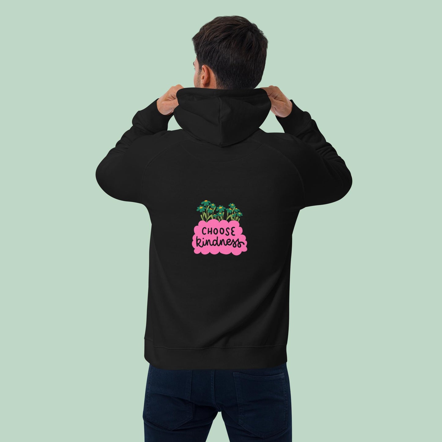 Bio-Raglan-Hoodie - kindness