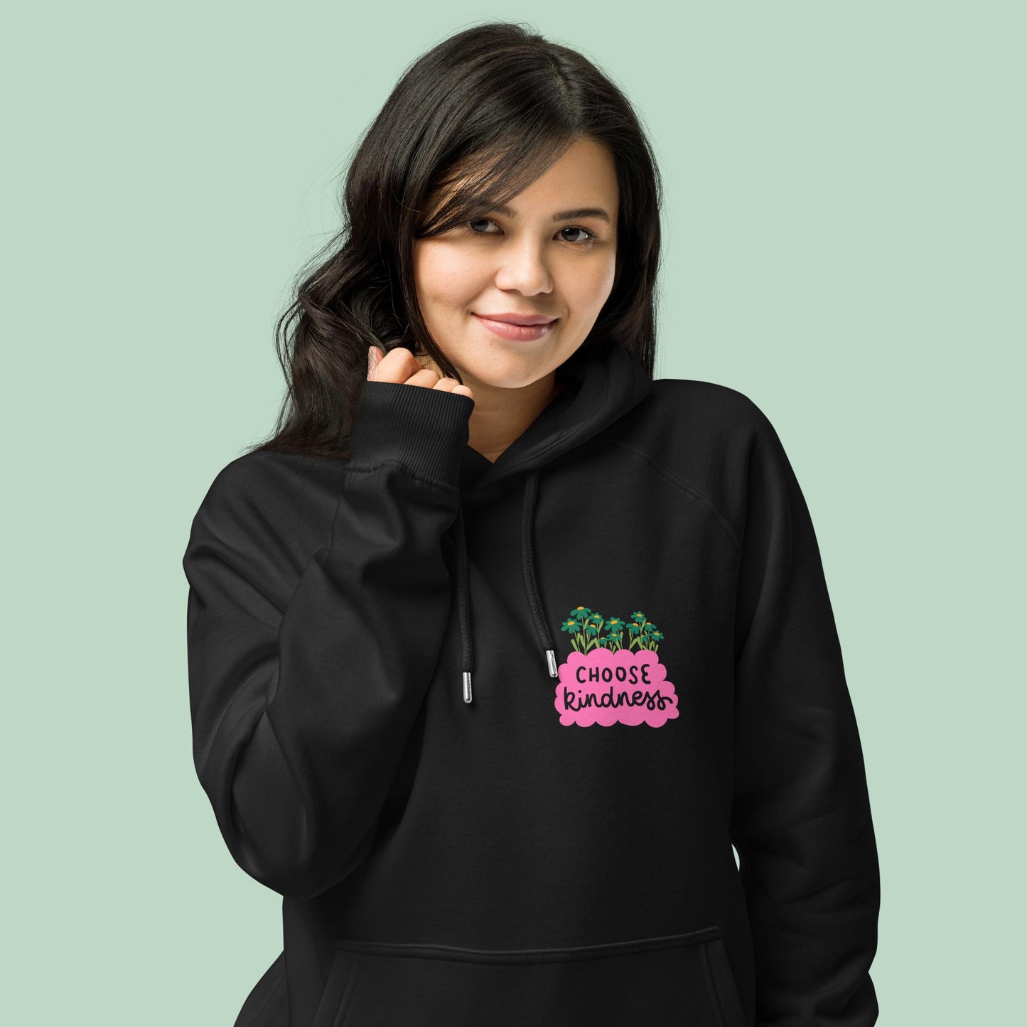 Bio-Raglan-Hoodie - kindness