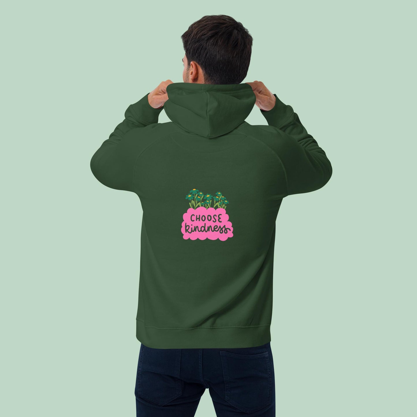 Bio-Raglan-Hoodie - kindness