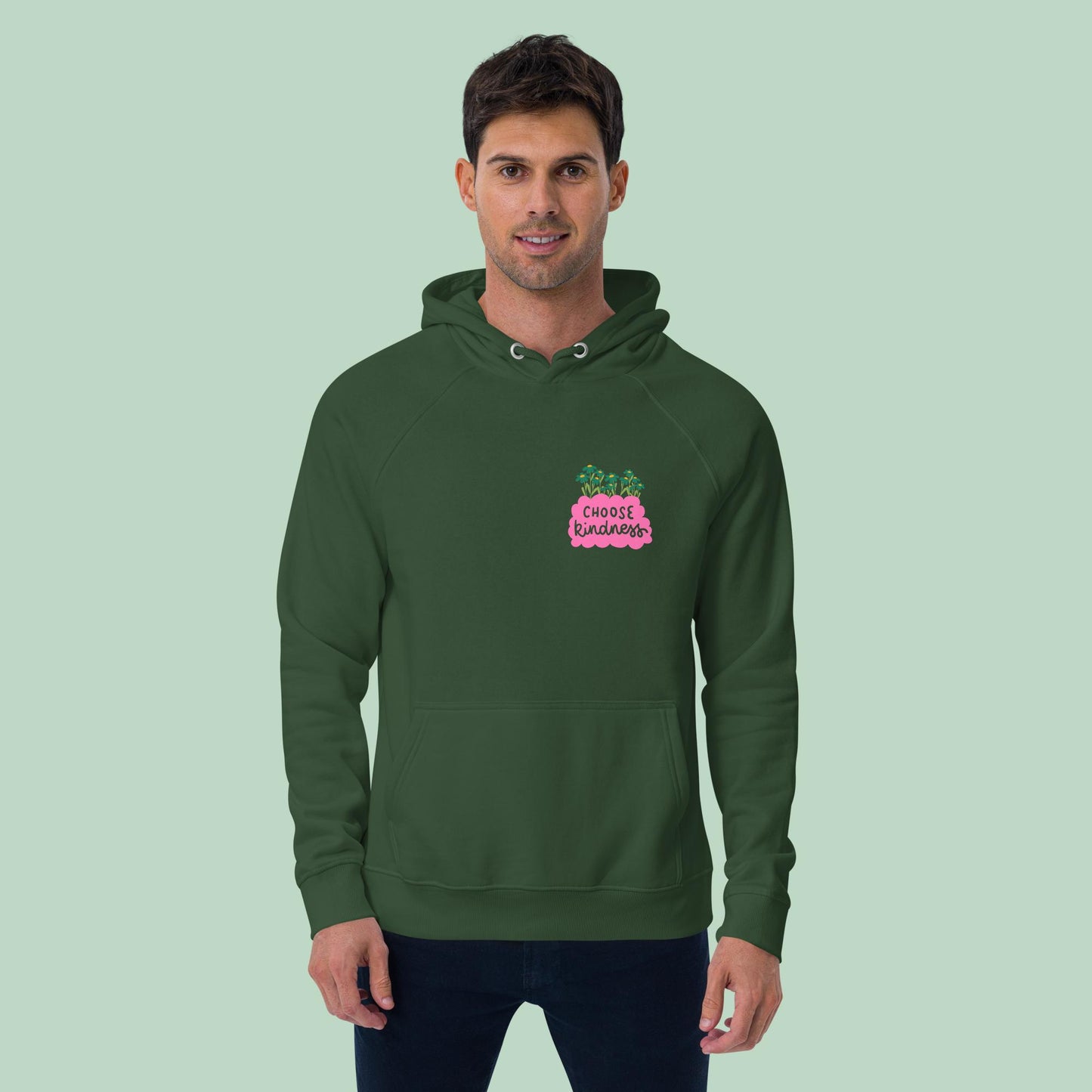 Bio-Raglan-Hoodie - kindness