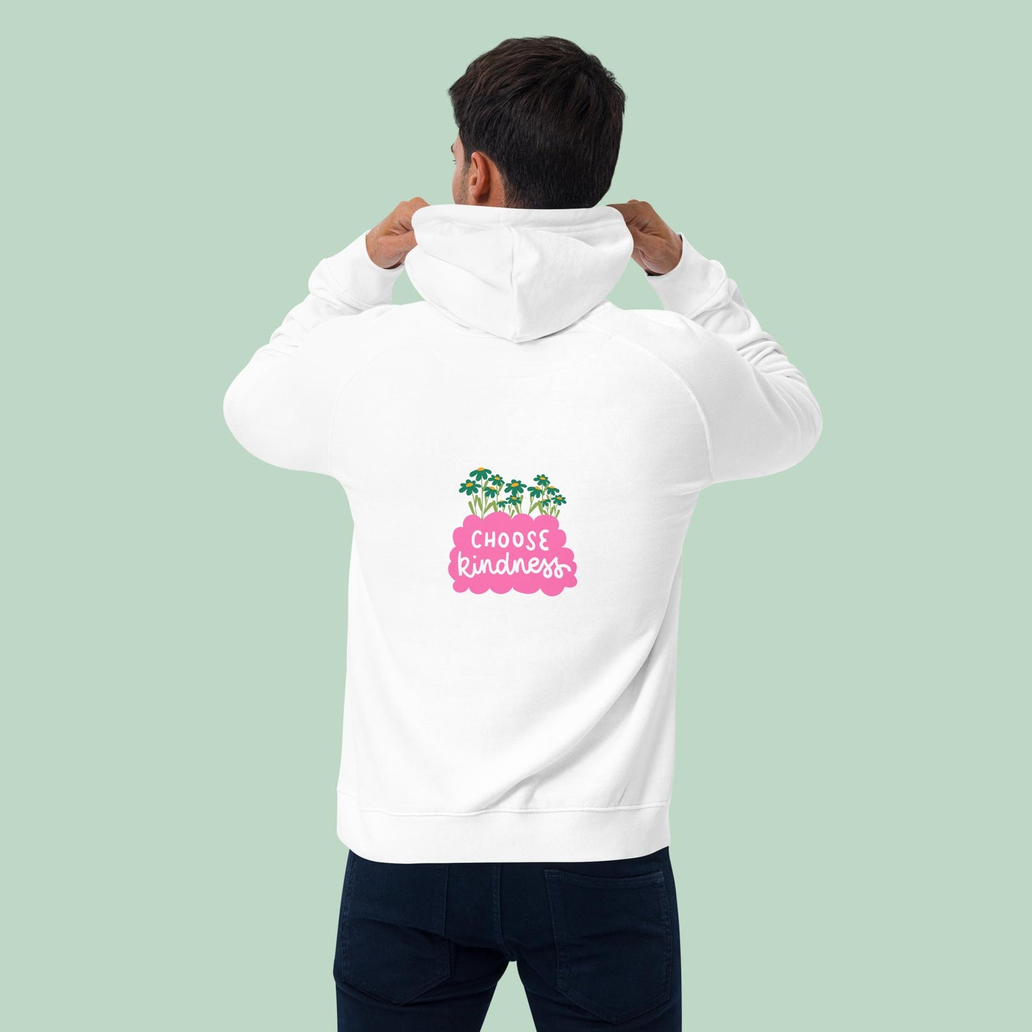 Bio-Raglan-Hoodie - kindness
