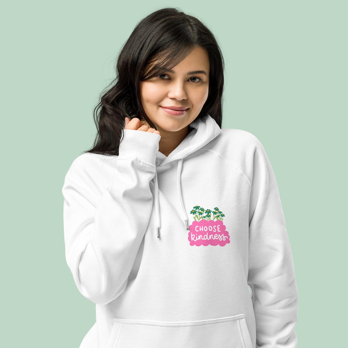 Bio-Raglan-Hoodie - kindness