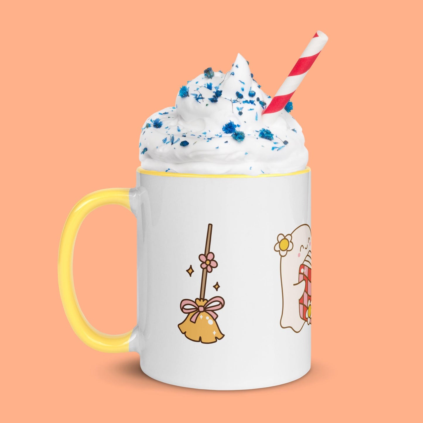 Tasse - Farbwahl - niedliche Geister 3